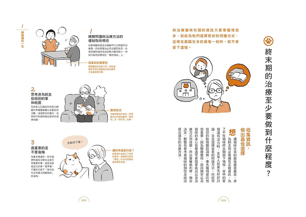 縮圖：全方位圖解高齡貓照護：日常照護×疾病知識×臨終準備，親手設計愛貓的優質老後生活