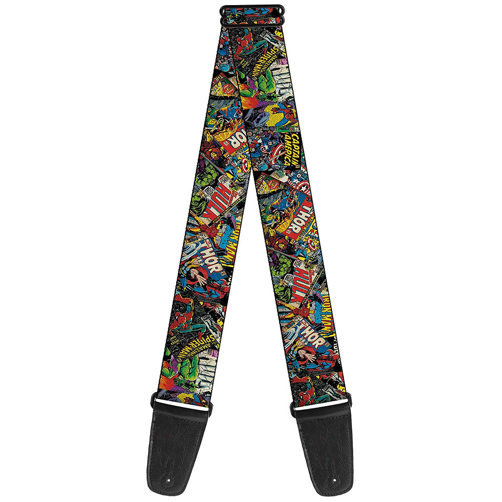 Buckle Down Marvel Comics Guitar Strap