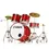 Thumbnail: Drum Minis - Sonor Red Mini Drum Set