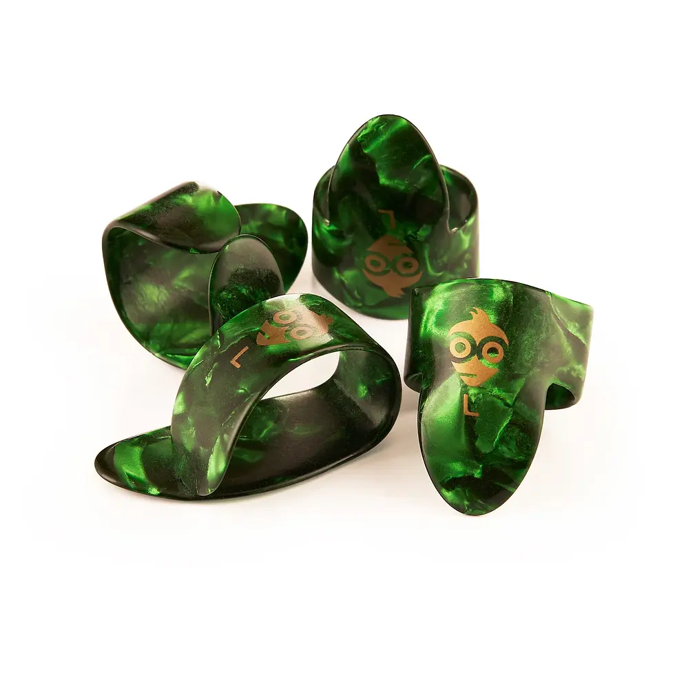 Thumbnail: Pick Geek Finger and Thumb Pick Set (Large)