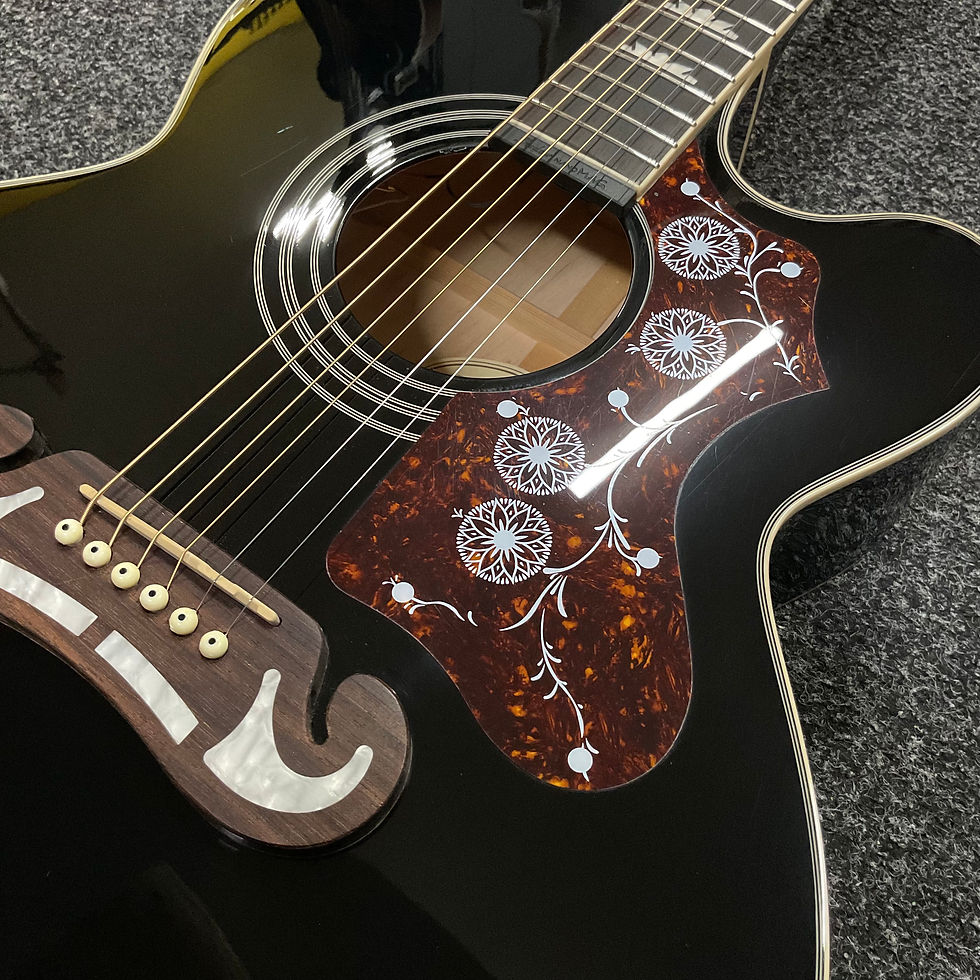 Thumbnail: Epiphone EJ200SCE Black (Preowned)