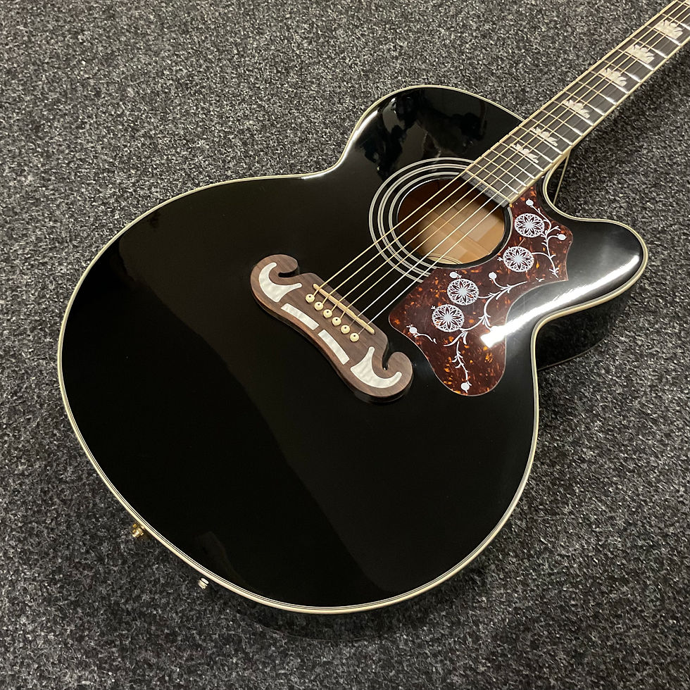 Thumbnail: Epiphone EJ200SCE Black (Preowned)
