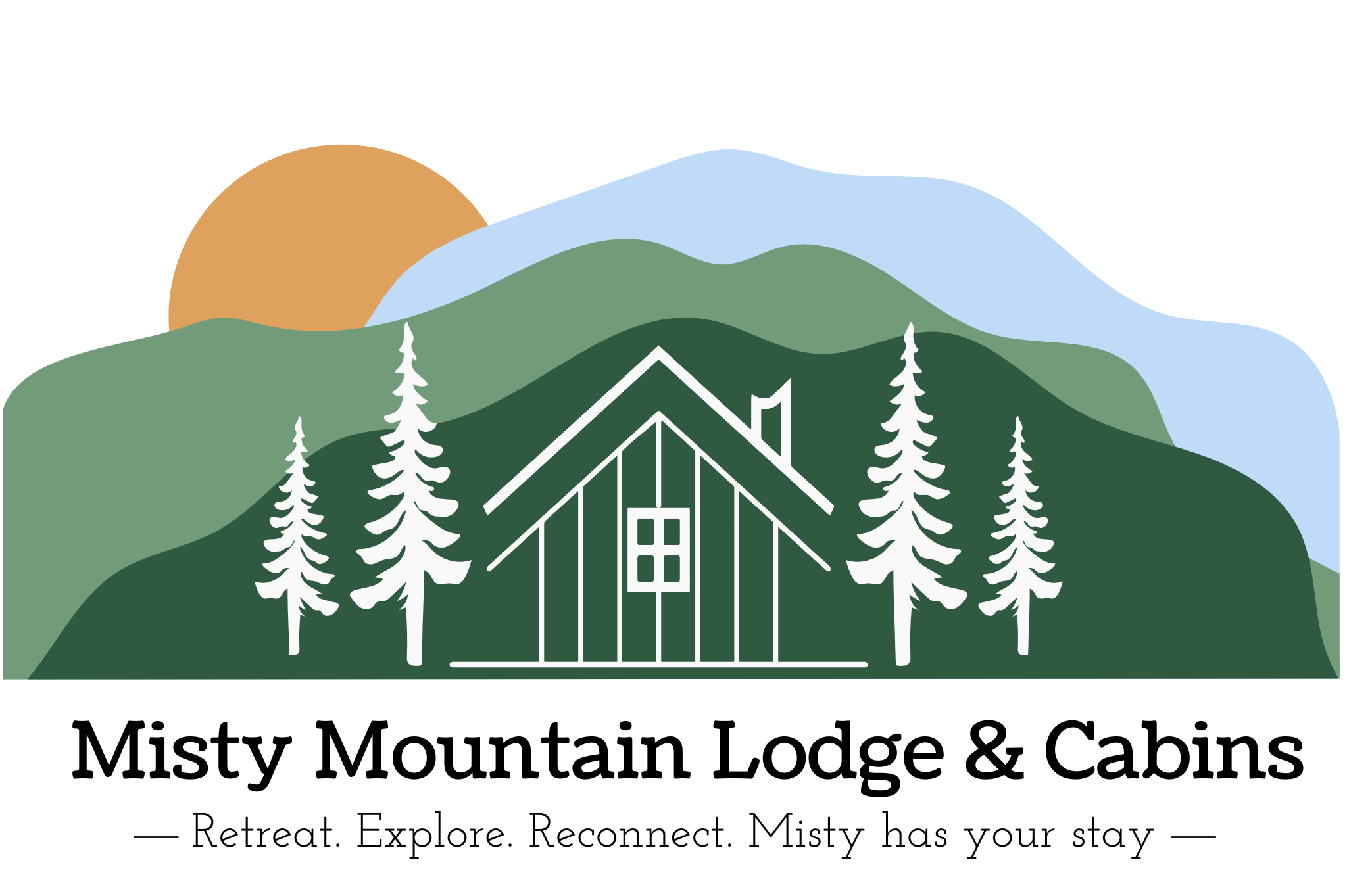 Misty Mountain Lodge & Cabins logo