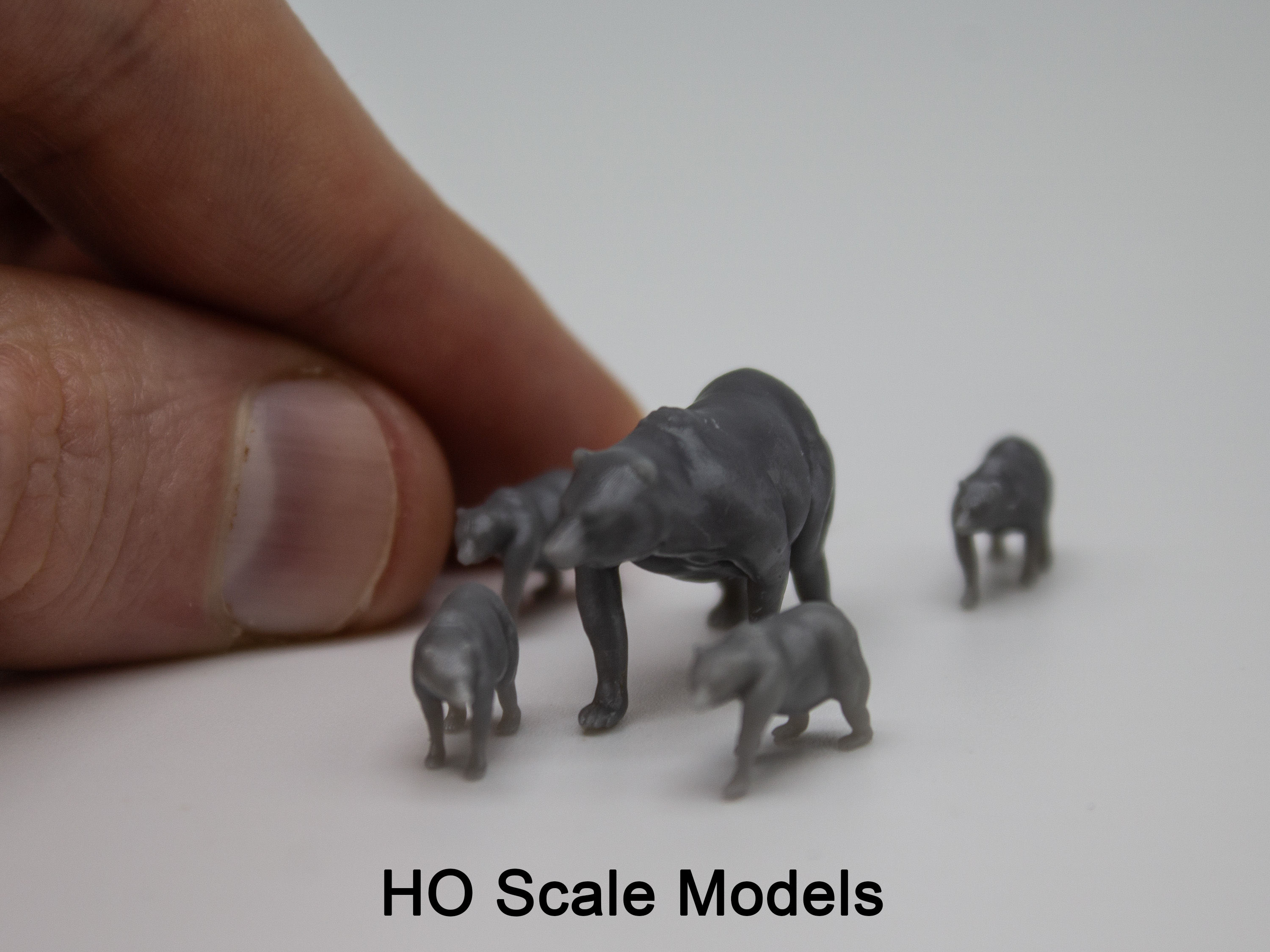 Mumma bear and cubs - (5 pack)