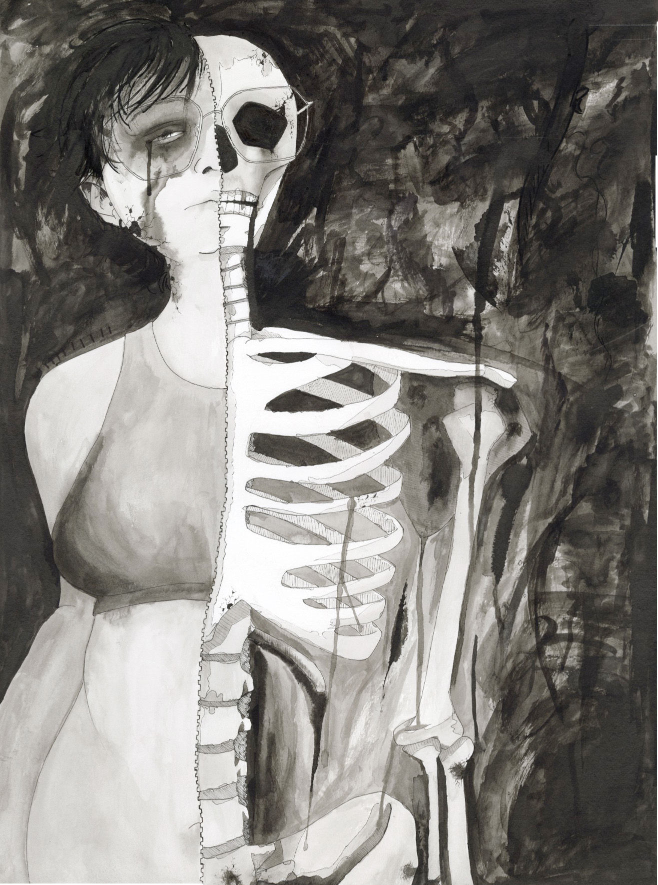 Skeleton Self Portrait