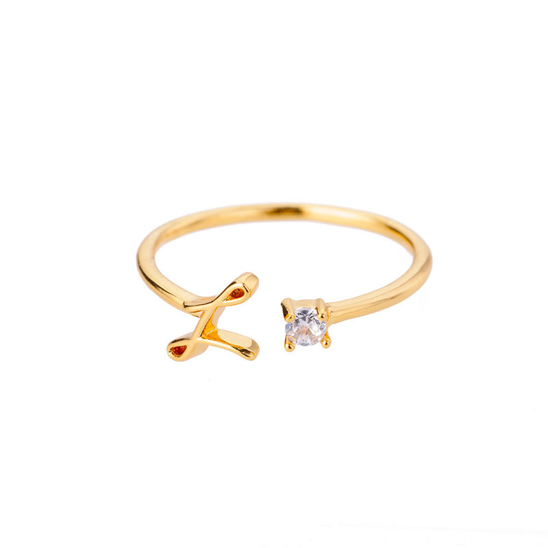 Thumbnail: Initial Adjustable Ring
