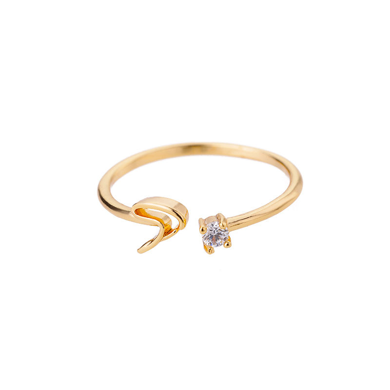 Thumbnail: Initial Adjustable Ring