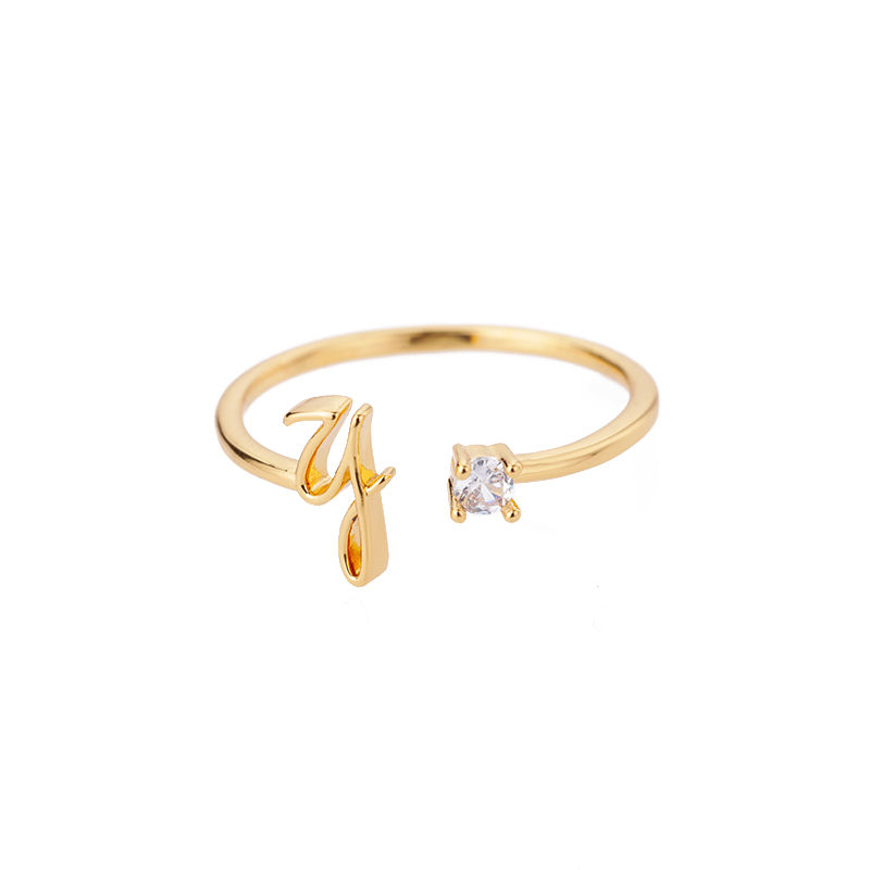 Thumbnail: Initial Adjustable Ring