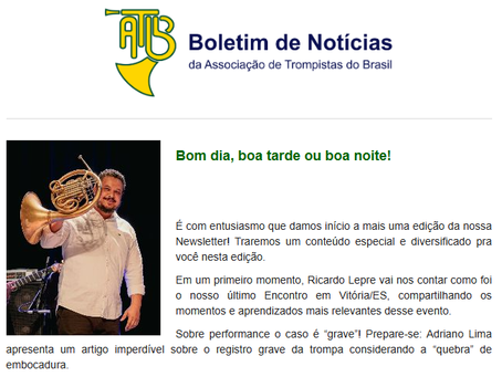 Boletim de Notícias da ATB - Terceiro Trimestre 2024