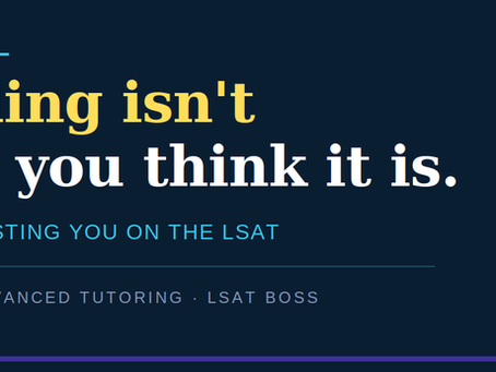 Effective reading is crucial for success on the LSAT—mere looking won't cut it. Find out the difference with Ginsburg Advanced Tutoring.