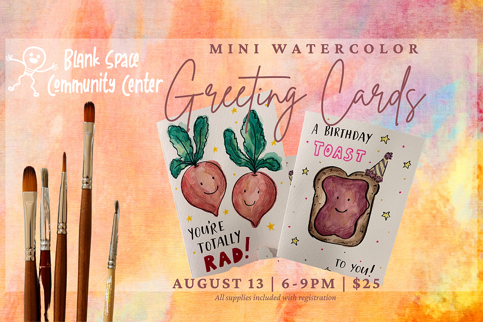 Watercolor Mini Workshop- Greeting Cards