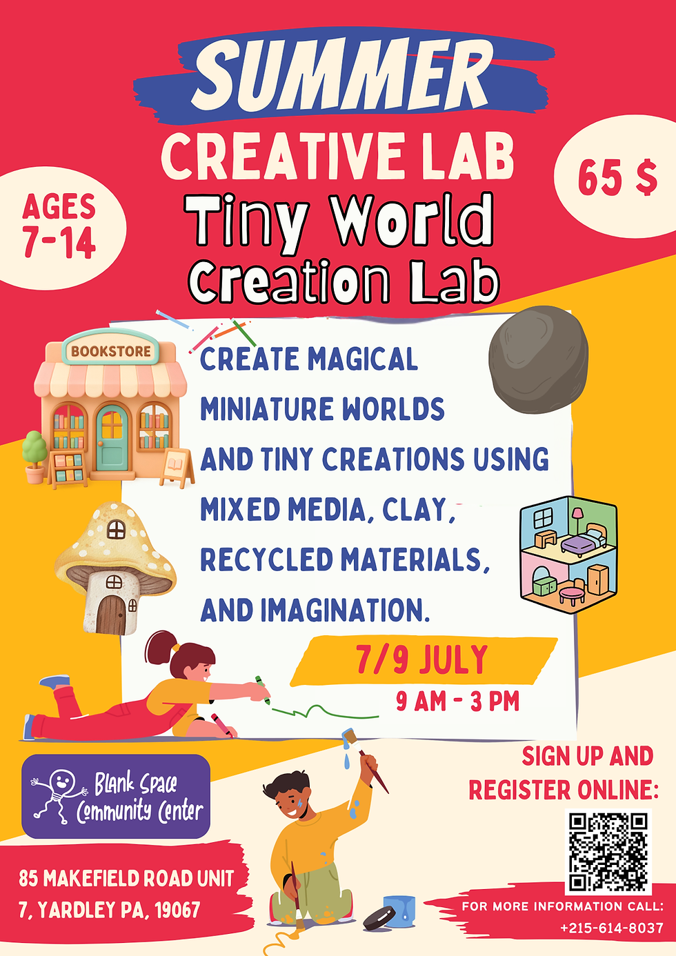 Summer Kids Creative Lab (Tiny World Creation Lab) - DROP IN (1)