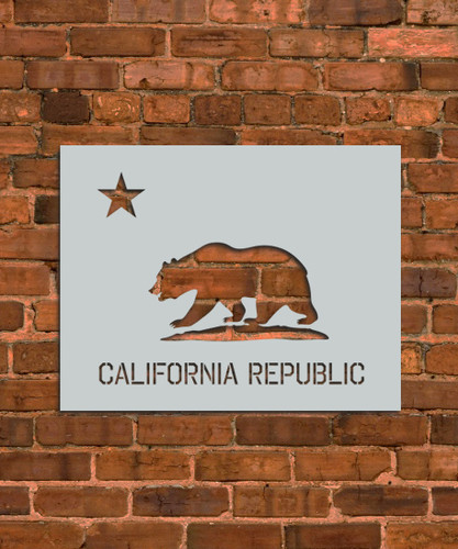 California Republic Stencil | INNOVO Stencils