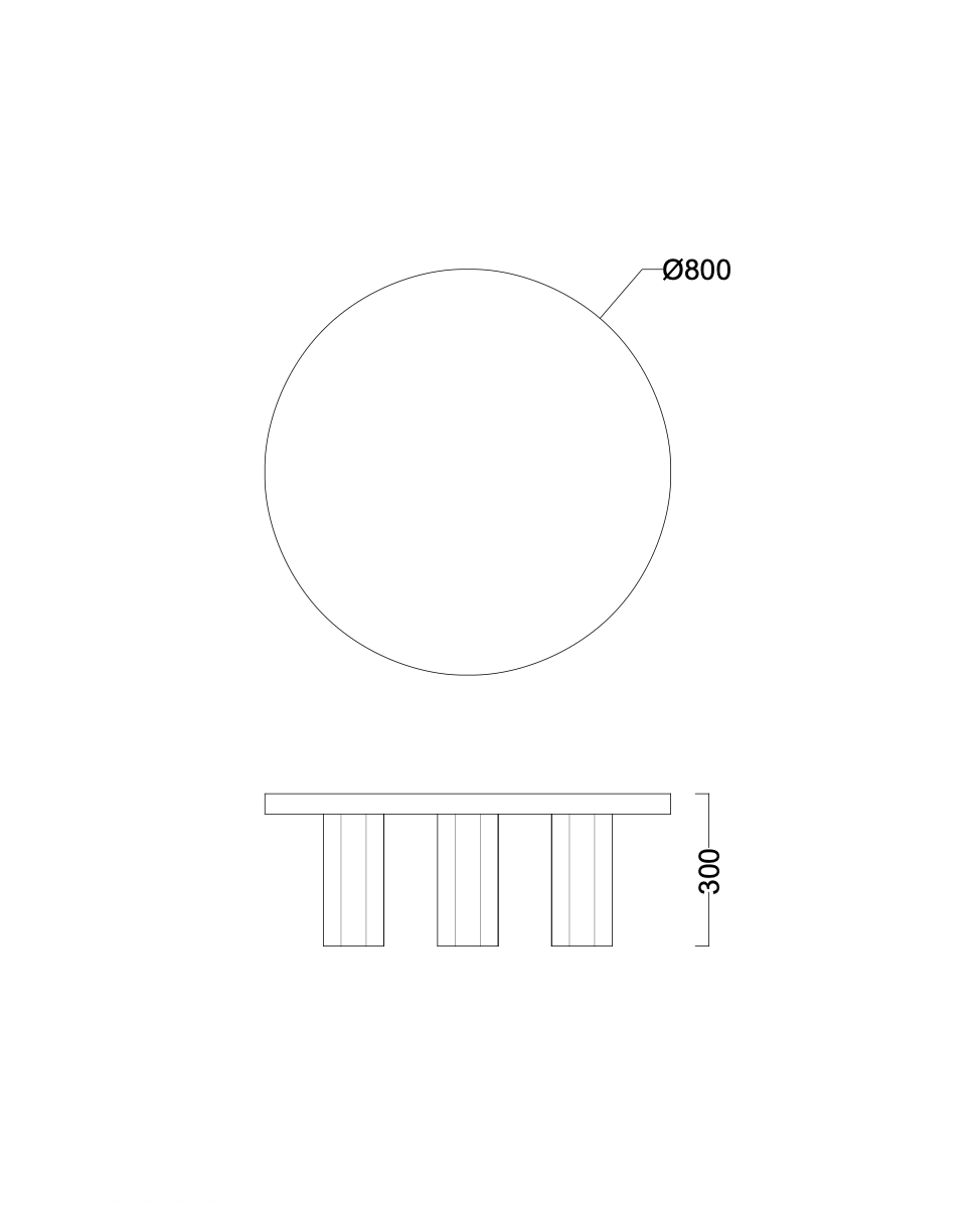 Miniatura: COLONNA Coffee Table Large