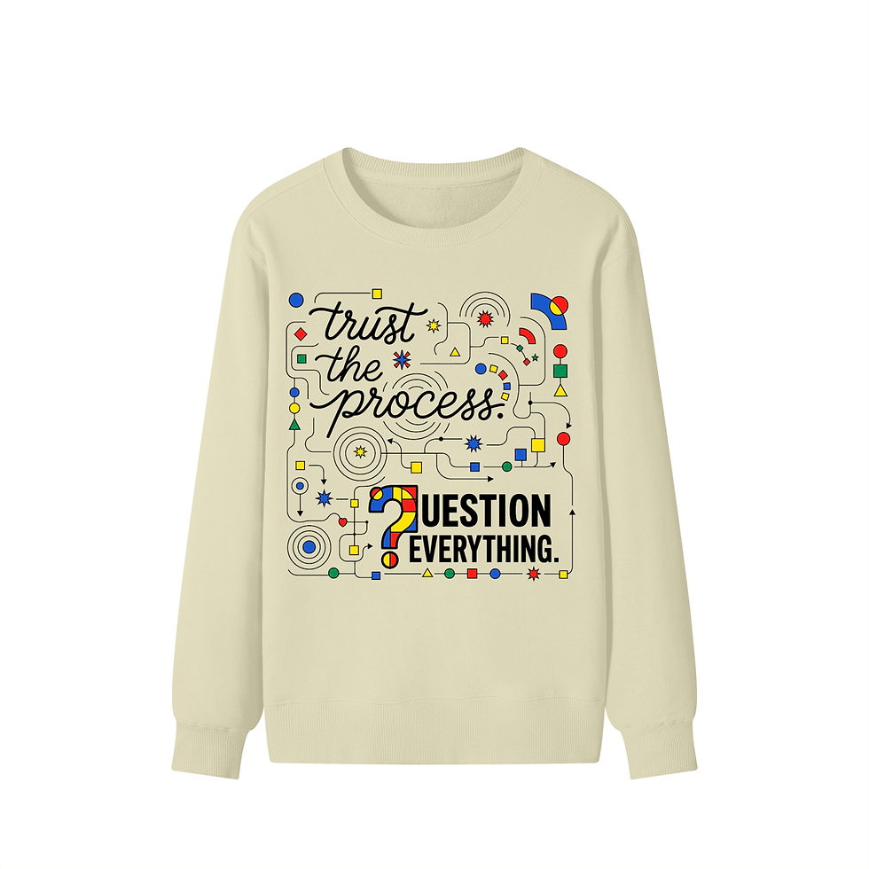 Thumbnail: TRUST sweatshirt — Cadence Studio Contrasts Collection