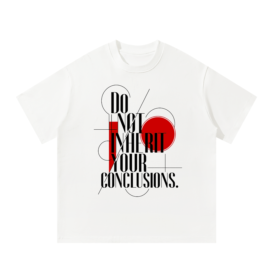 CONCLUSIONS tee — Cadence Studio Credo Collection