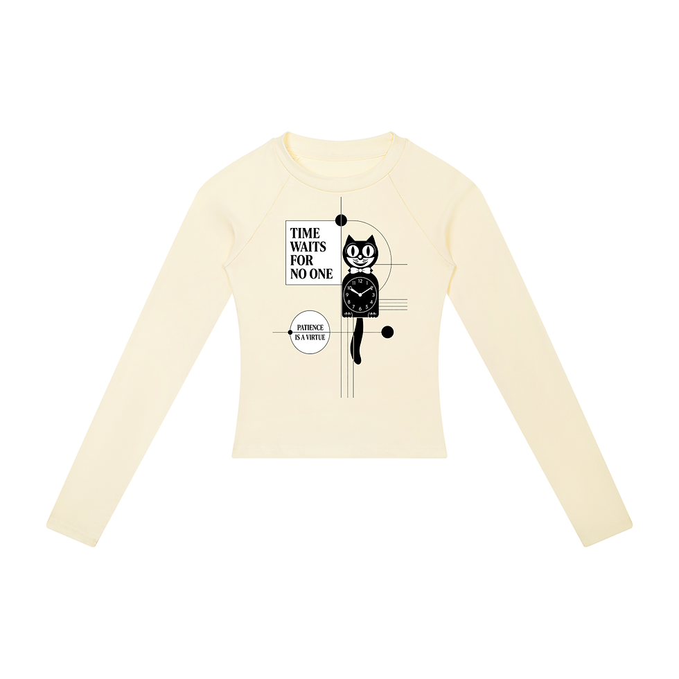 Thumbnail: TIME tee — Cadence Studio Contrasts Collection
