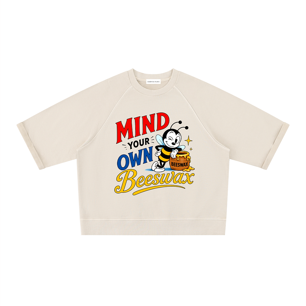 BEESWAX sweatshirt — Cadence Studio Yesteryear Collection
