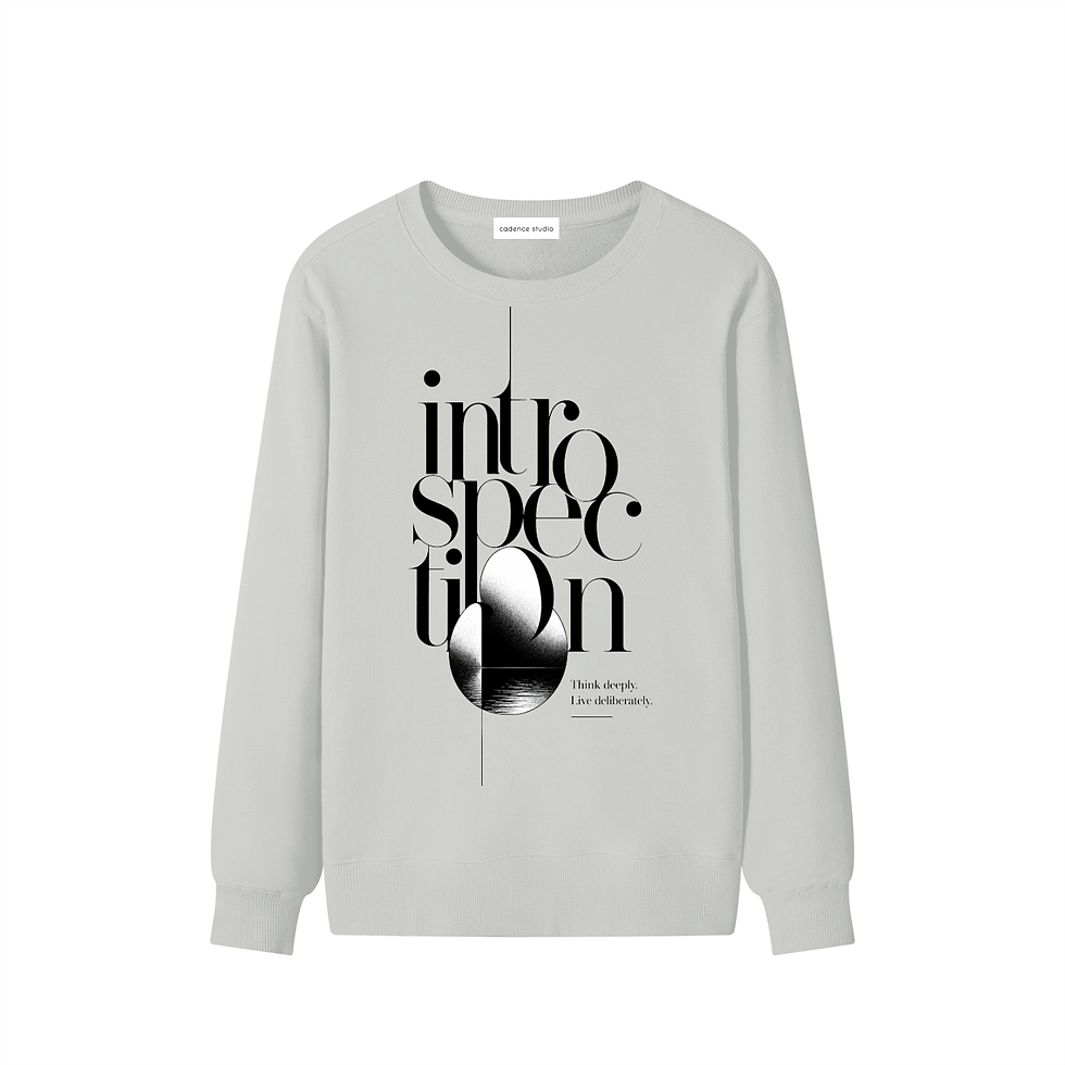 INTROSPECTION sweatshirt — Cadence Studio Credo Collection