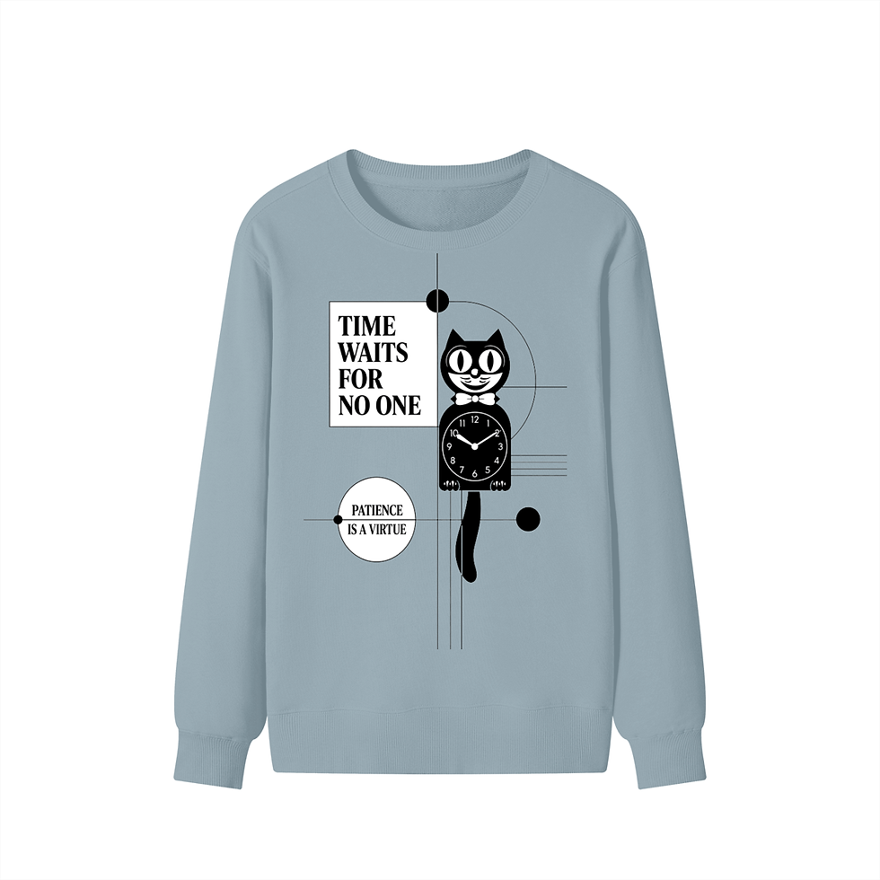Thumbnail: TIME sweatshirt — Cadence Studio Contrasts Collection