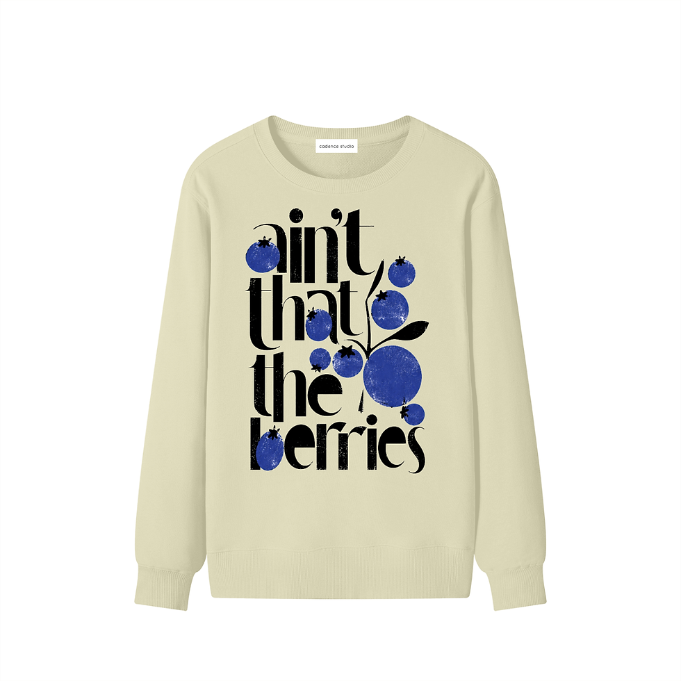 Thumbnail: BERRIES sweatshirt — Cadence Studio Yesteryear Collection