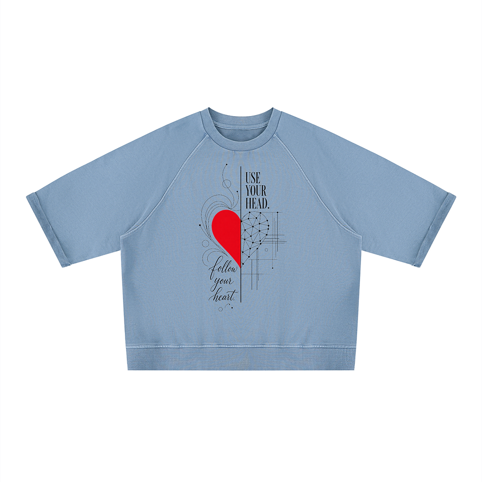 HEART sweatshirt — Cadence Studio Contrasts Collection