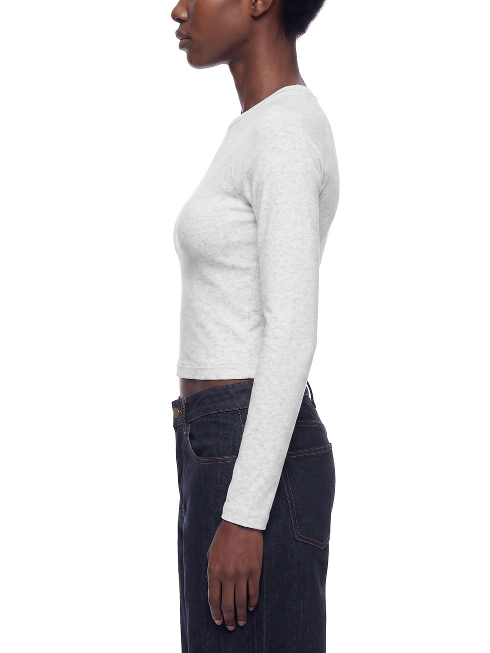 Thumbnail: WOMEN’S SLIM RAGLAN LONG SLEEVE SHIRT -RULES product — Cadence Studio Contrasts Collection
