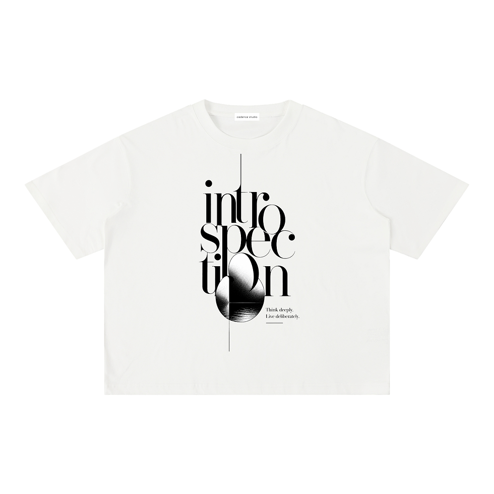 INTROSPECTION tee — Cadence Studio Credo Collection