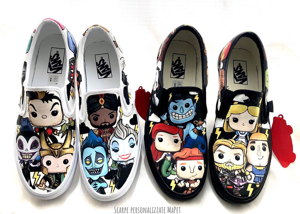 Coppia vans personalizzate