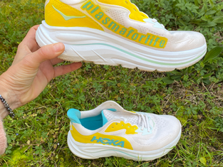 scarpe personalizzate per la maratona di Londra