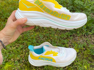 scarpe personalizzate per la maratona di Londra