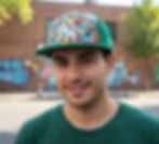 cappello NY con caramelle