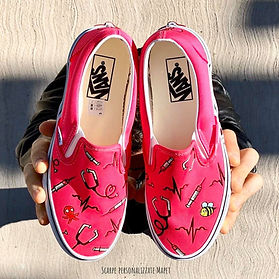 Vans painted for doctor
