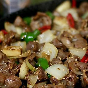 Gésiers de Poulet Sauté / Stir-Fry Chicken Gizzard (똥집볶음)