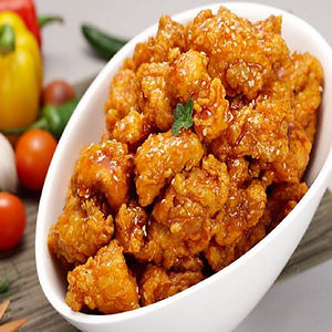 Poulet frit sans os à la sauce douce /Boneless Chicken in Sweet Sauce