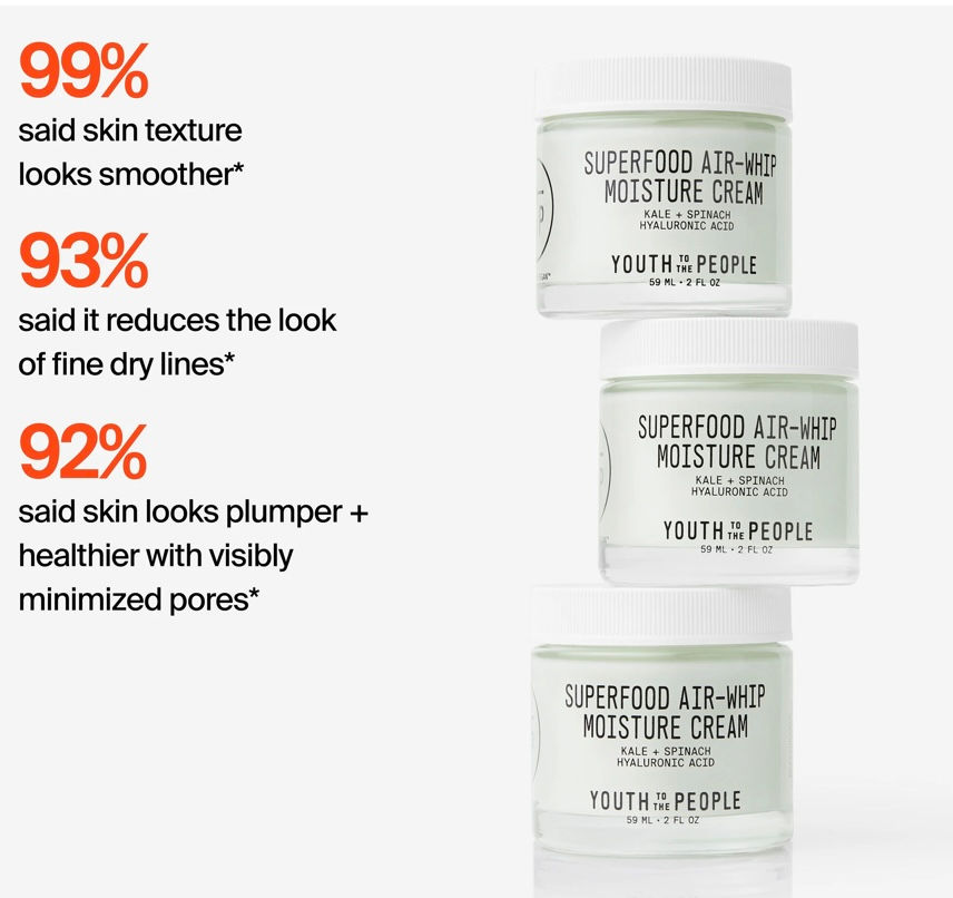 Thumbnail: Youth To The People - Superfood Air Whip Moisture Cream 