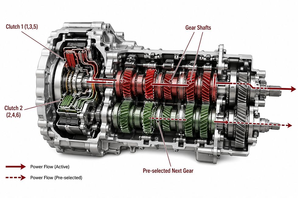 DCT or DSG Gear Box