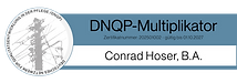 Logo Zertifikat DNQP Multiplikator Conrad Hoser