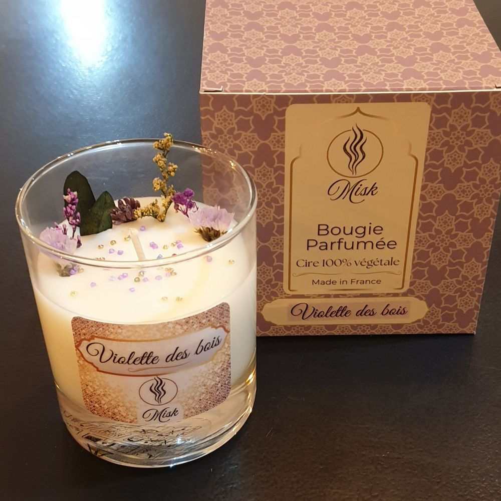 Bougie parfumée Violette des bois