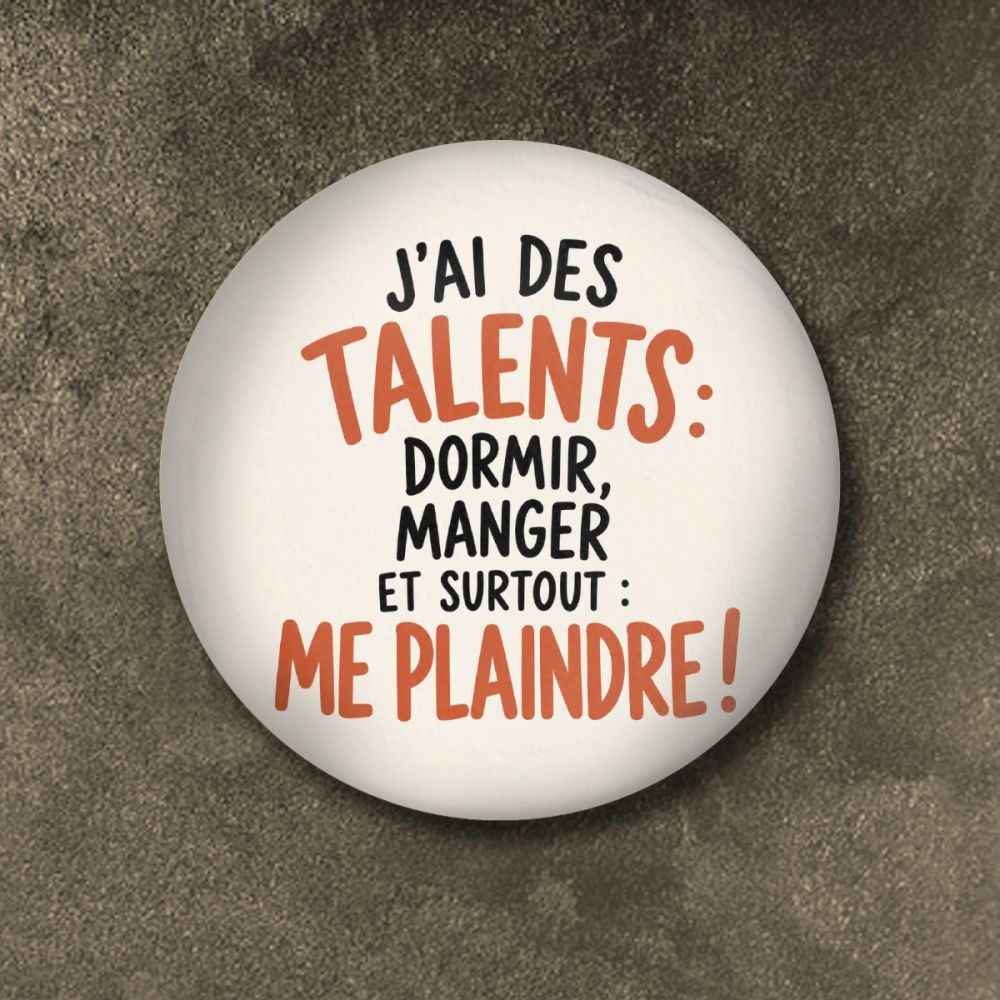 Badge J'ai des talents...