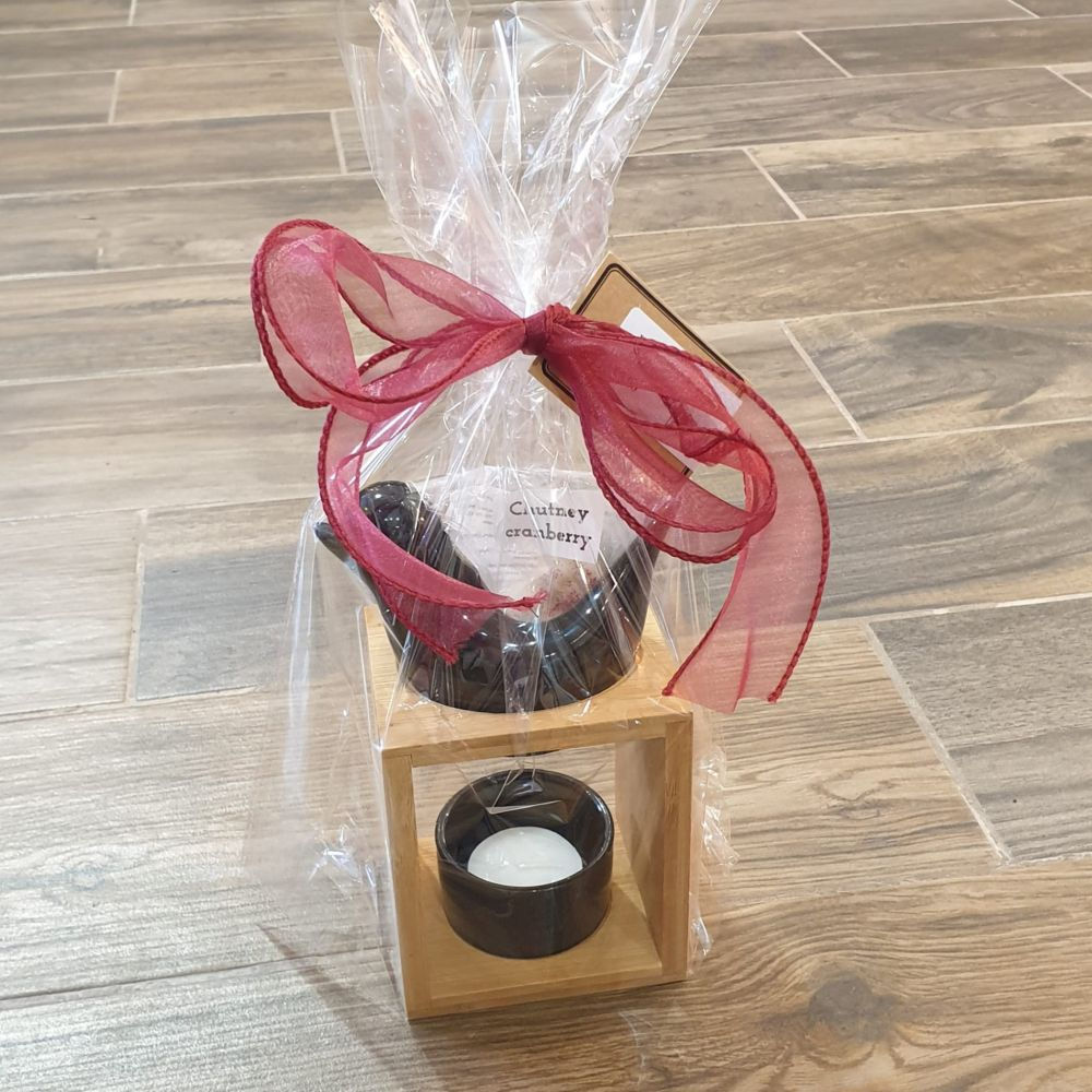 Coffret brule parfum en bois