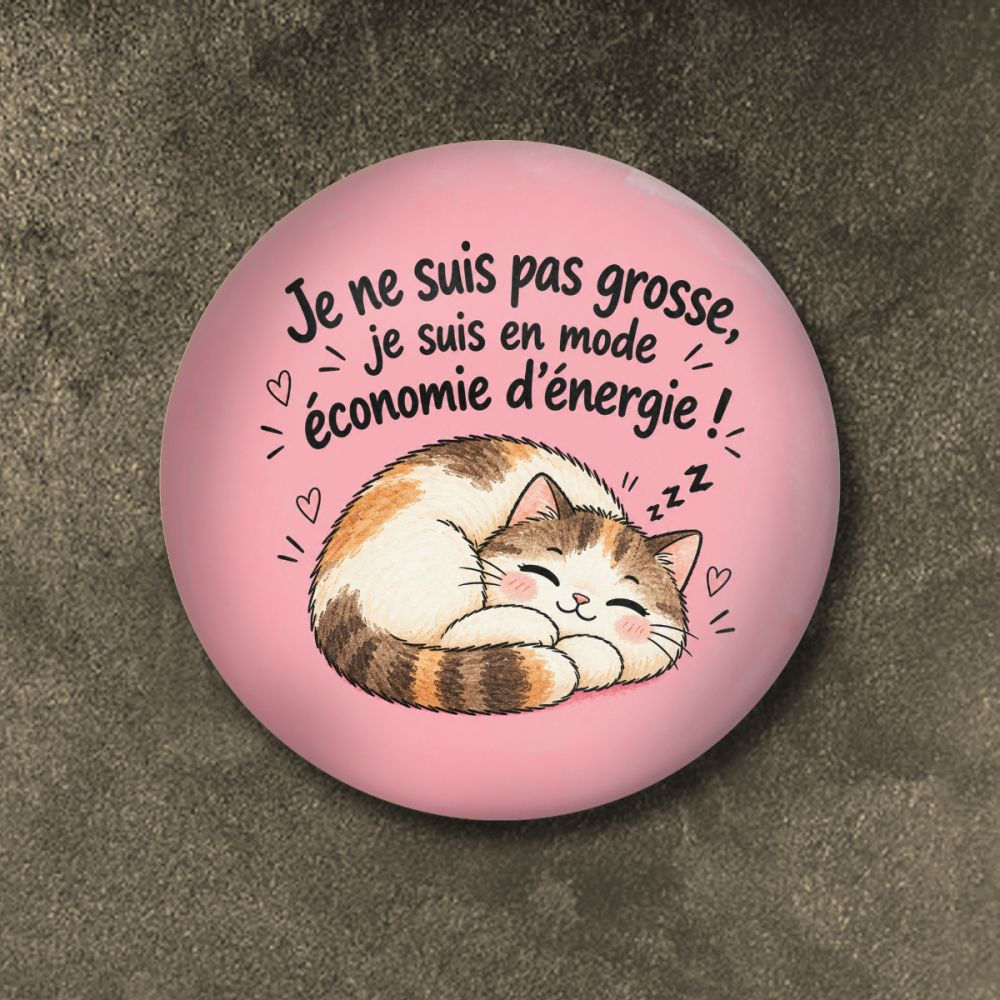 Badge Chat - économie d'énergie