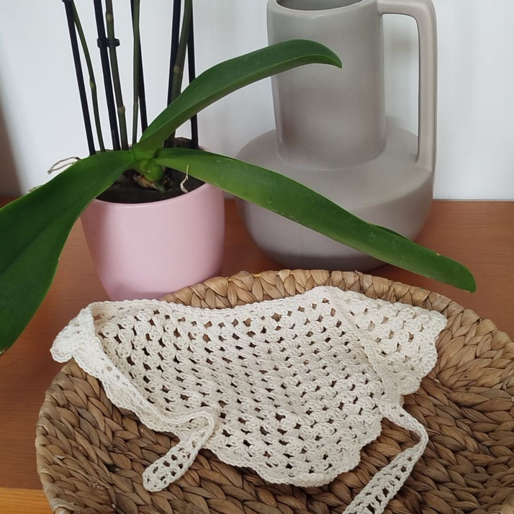 Petit bandana vanille  fillette