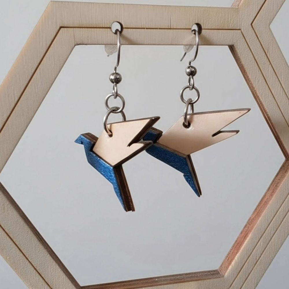 Boucles les grues bleues