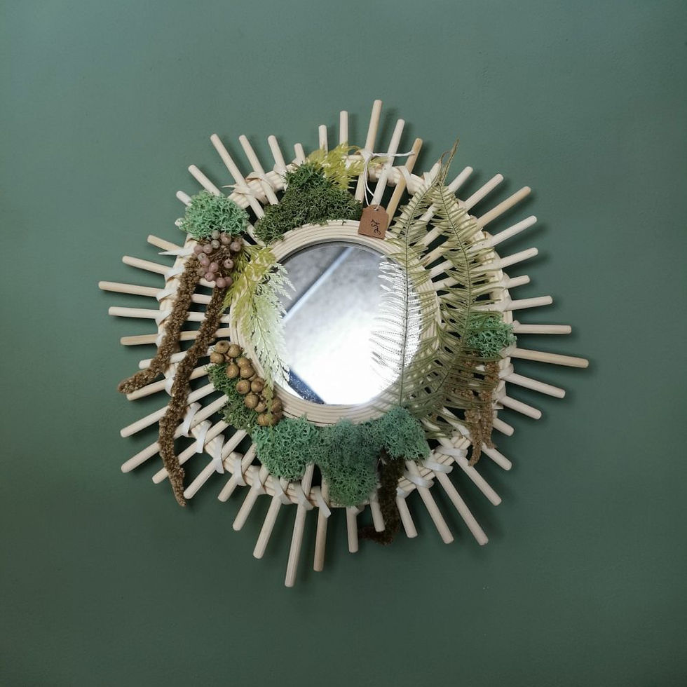 Miniature : Miroir (Bois et mousse stabilisée)