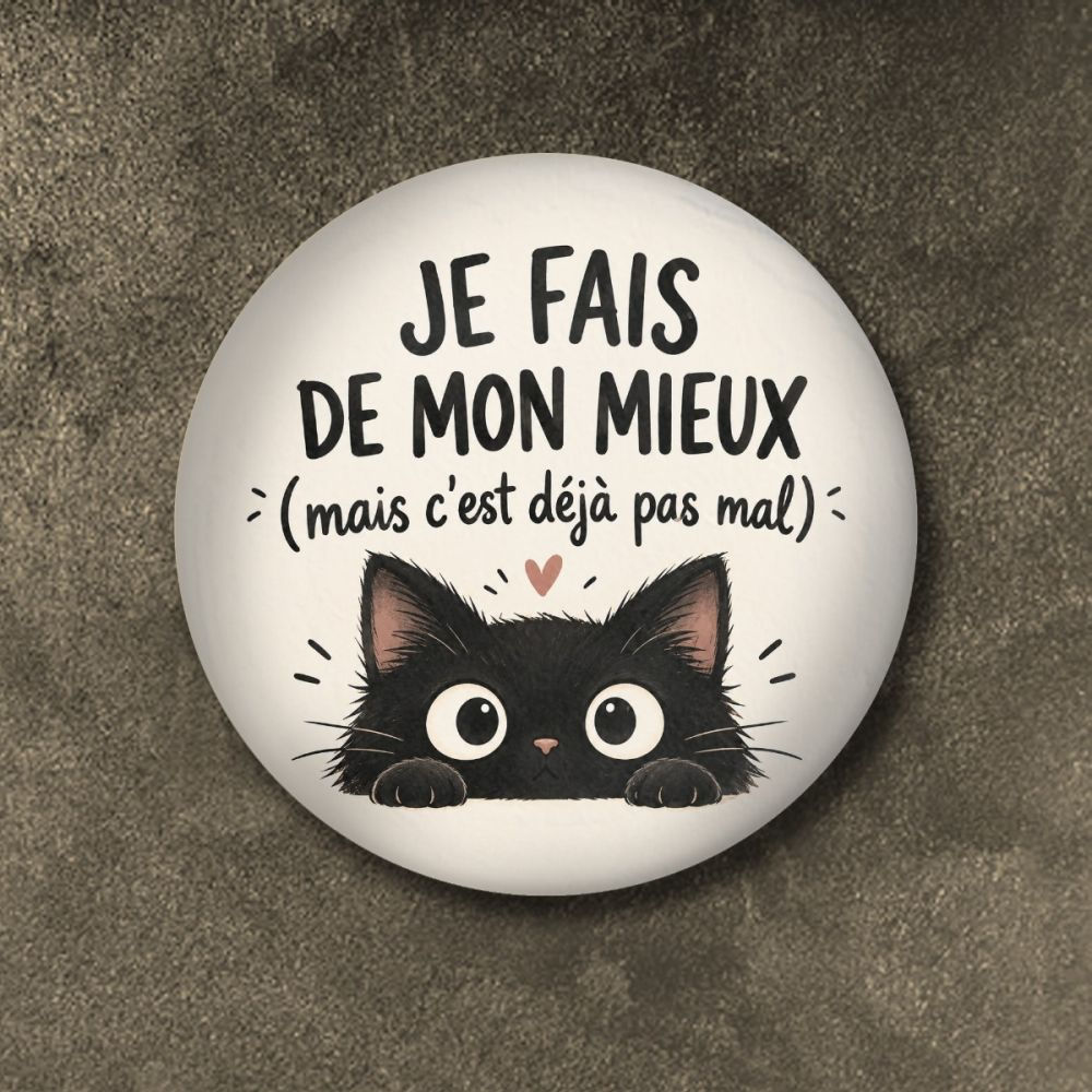 Je fais de mon mieux - chat
