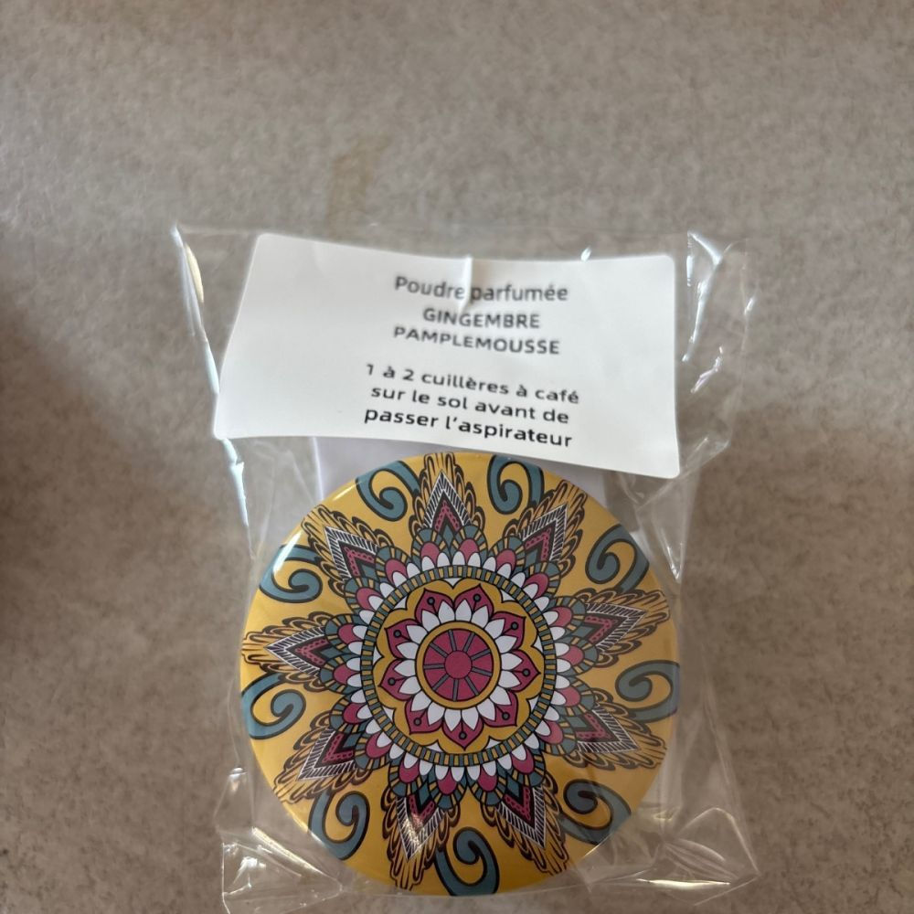 Poudre parfumée  GINGEMBRE / PAMPLEMOUSSE