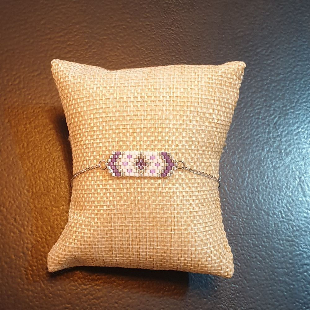 Bracelet en perles tissées 7 rangs (TAP100)