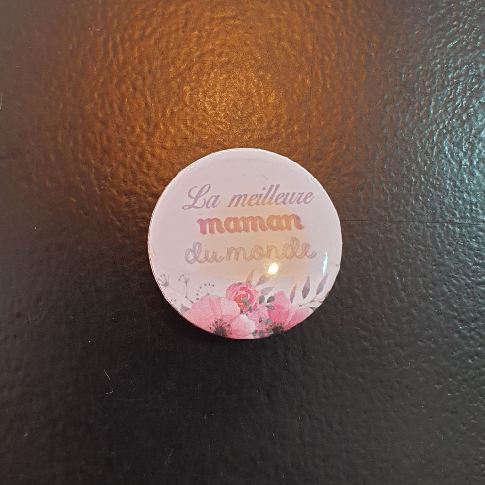 Badge la meilleure maman du monde