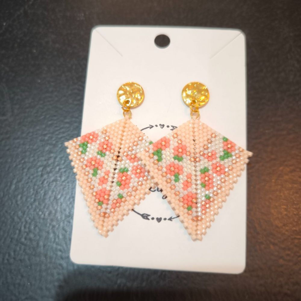 Boucles d'oreilles en perles Miyuki